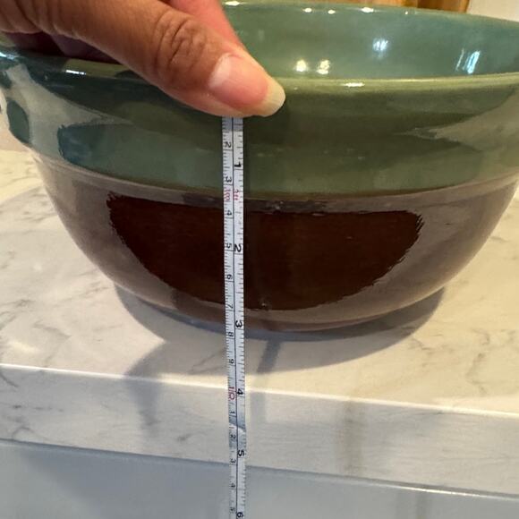 Vintage Red Wing nesting Mixing Bowls Oomph Design, provincial bakeware x3 - Picture 12 of 16